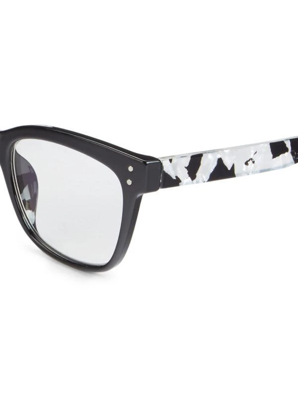 Oscar de la Renta 55MM Square Blue Light Blocking Reading Glasses 3