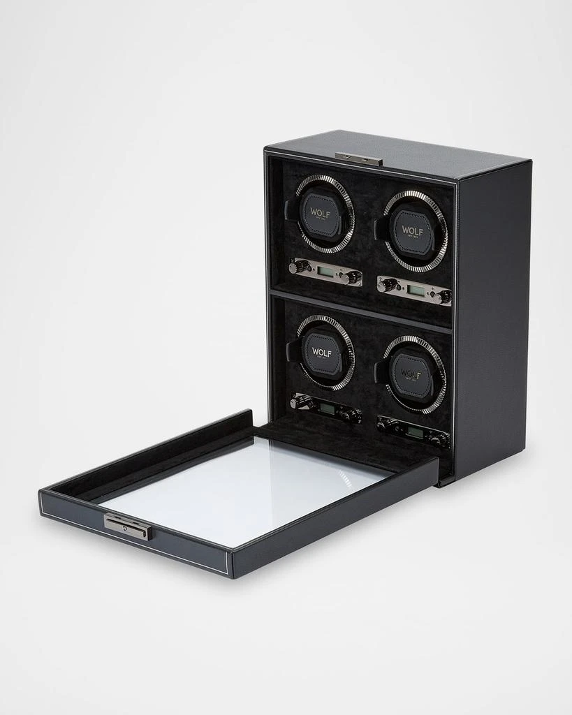 Wolf British Racing 4-Piece Watch Winder 7