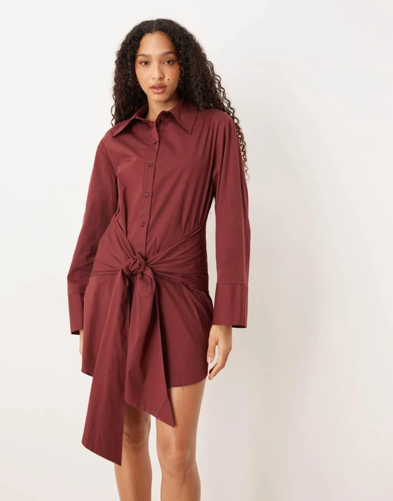 asos wrap mini dress ASOS Design - Wrap T-Shirt Mini Dress - Women - Viscose/Elastane - 4 US