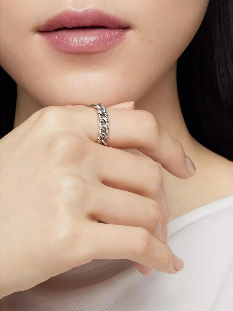 David Yurman Belmont® Curb Link Band Ring 8
