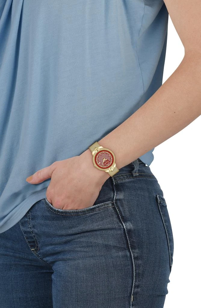 Versus Versace Mouffetard Crystal Bracelet Watch 5