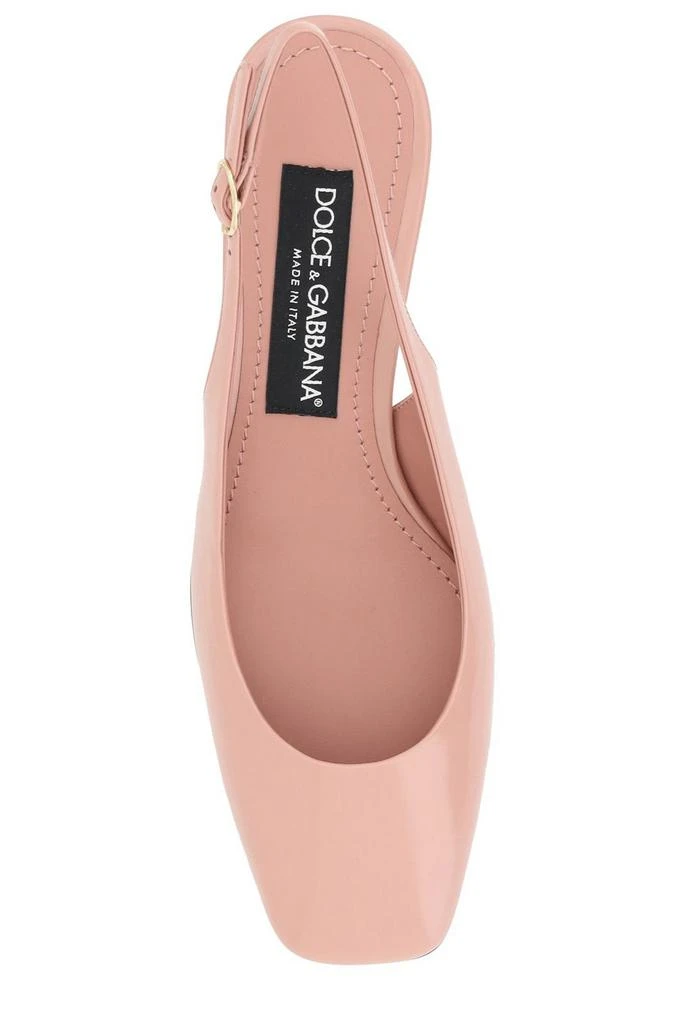 Dolce & Gabbana Dolce & Gabbana Square Toe Slingback Pumps 4