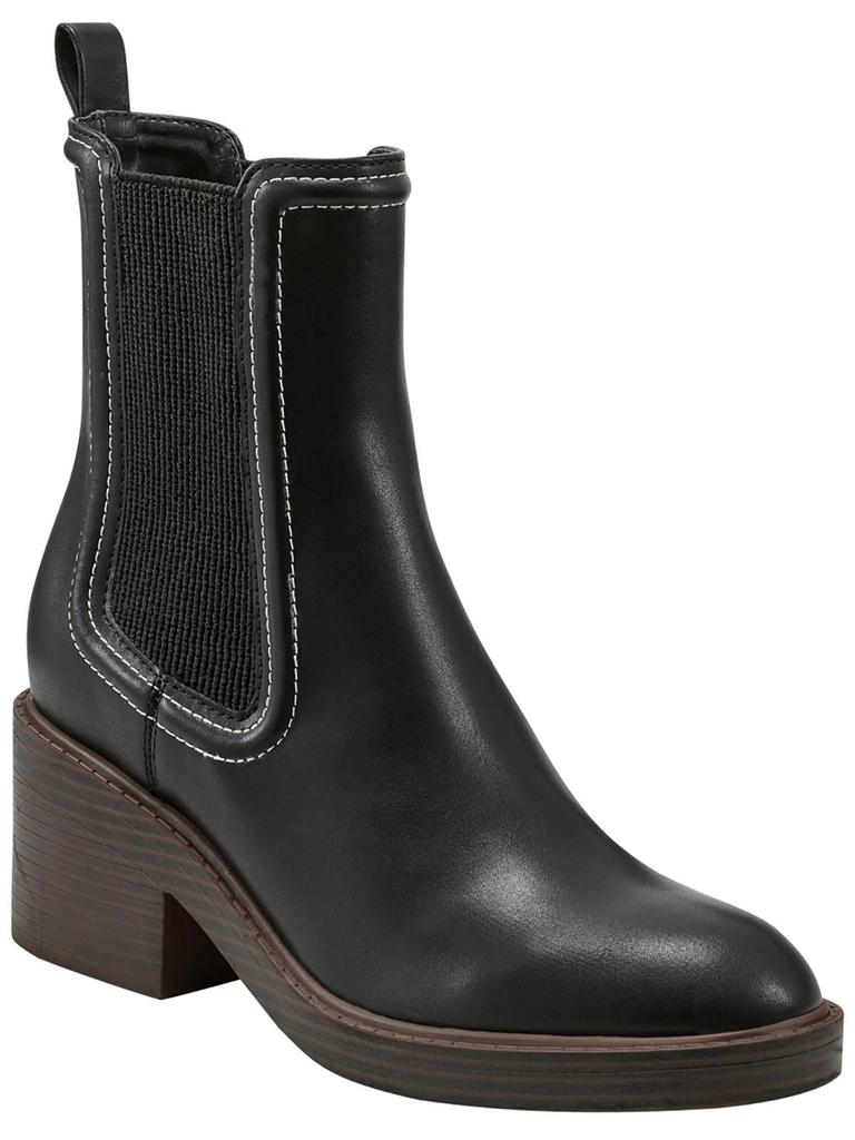 Bandolino ENISY3 Womens Faux Leather Pull on Ankle Boots