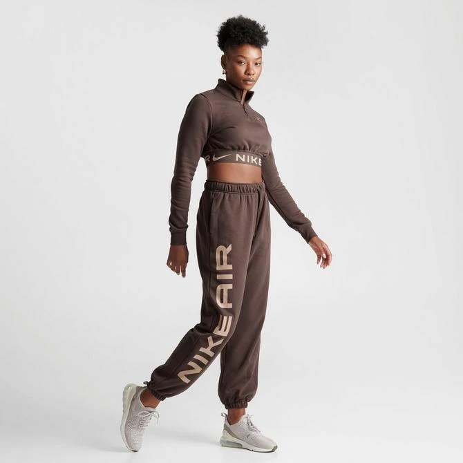 NIKE Women's Nike Sportswear Air Fleece Oversized High-Rise Jogger Pants 2