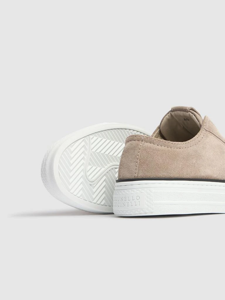 Brunello Cucinelli 20mm Suede Low Top Sneakers 4