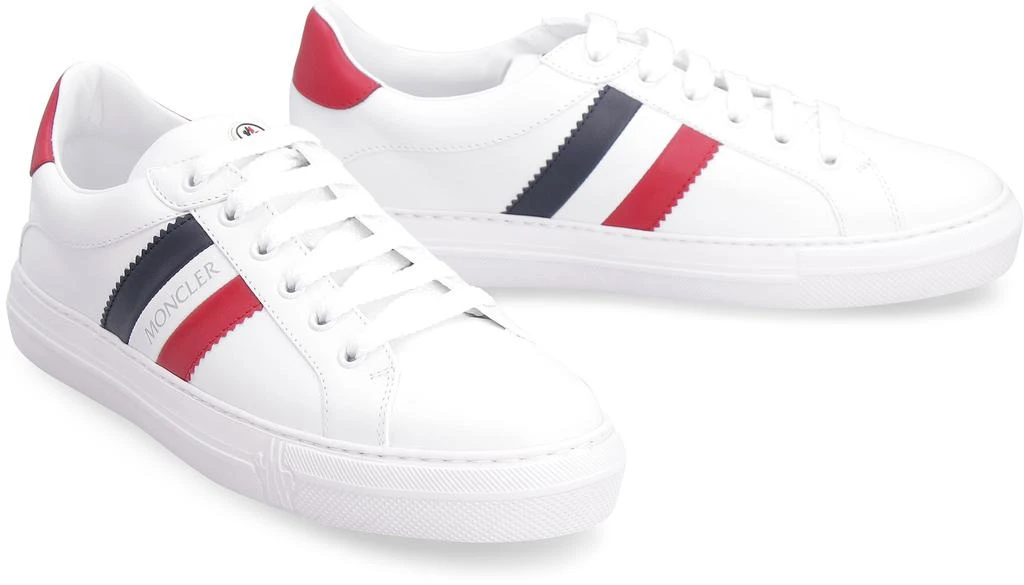 MONCLER ARIEL LEATHER LOW-TOP SNEAKERS 3