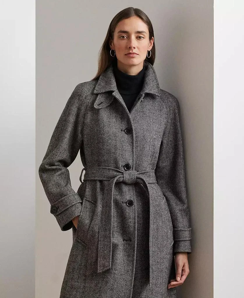 Ralph Lauren Women's Single-Breasted Wool-Blend Belted Maxi Coat 5