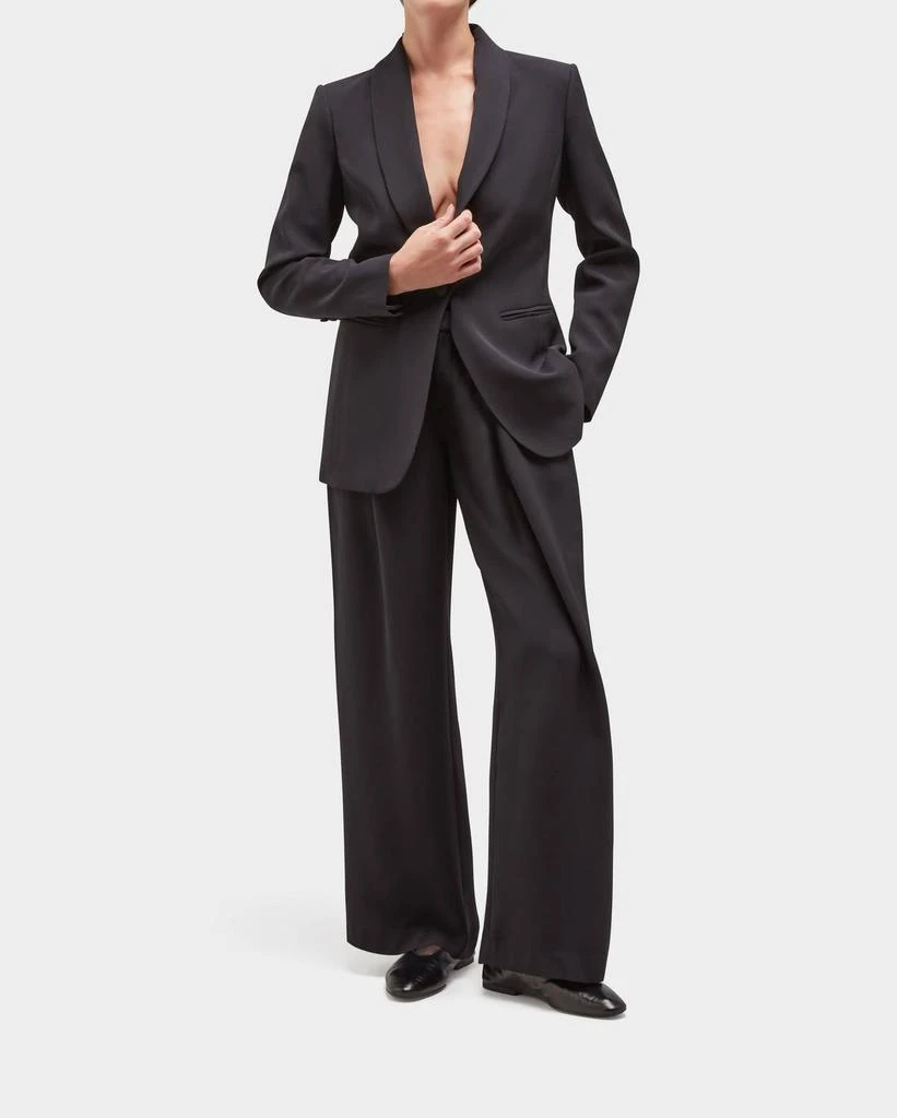 Careste Anastasia Silk Blazer In Black