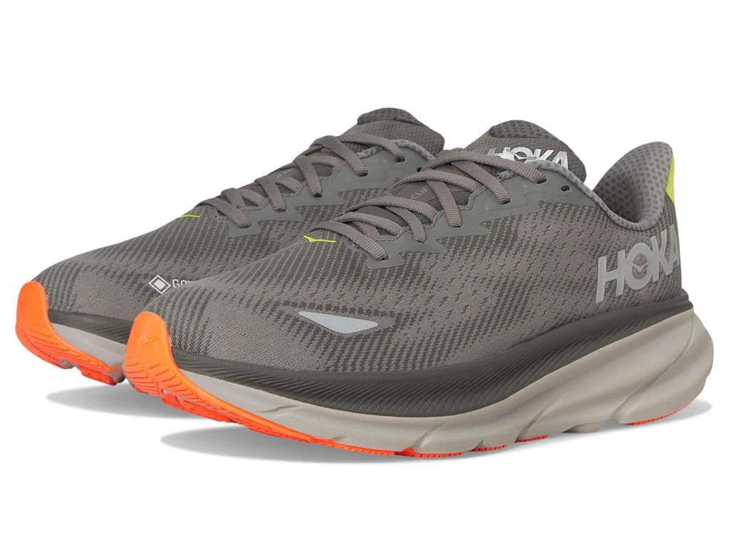 Hoka One One Clifton 9 Mens US 10.5 D Running Shoes Gray Sneakers *NO INSOLES* Men main image 4