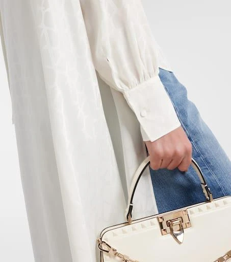 Valentino Toile Iconographe tie-neck silk blouse 5