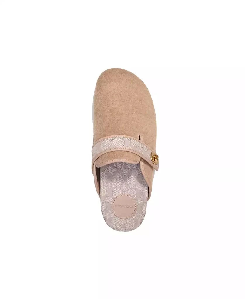 Coach Men's Signature Jacquard Slip On Clog Shoes 4