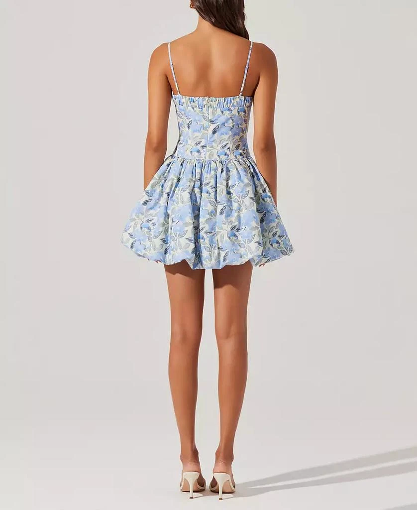 ASTR Women's Larissa Bubble-Hem Mini Dress 2