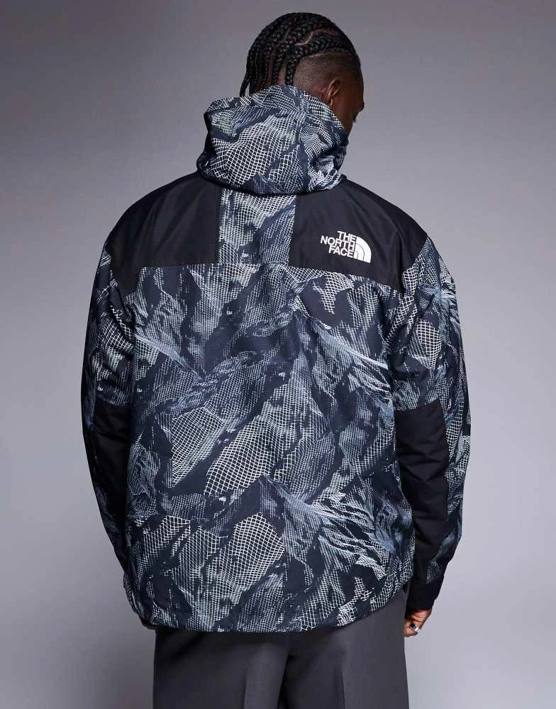 The North Face The North Face Seven Summits Mountain Mono jacket in grey mountain print 4