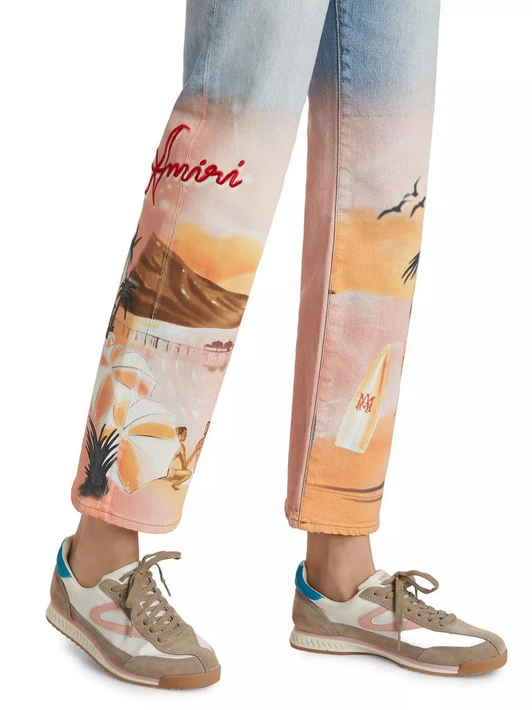 AMIRI Resort Club Wide Straight Jeans 6