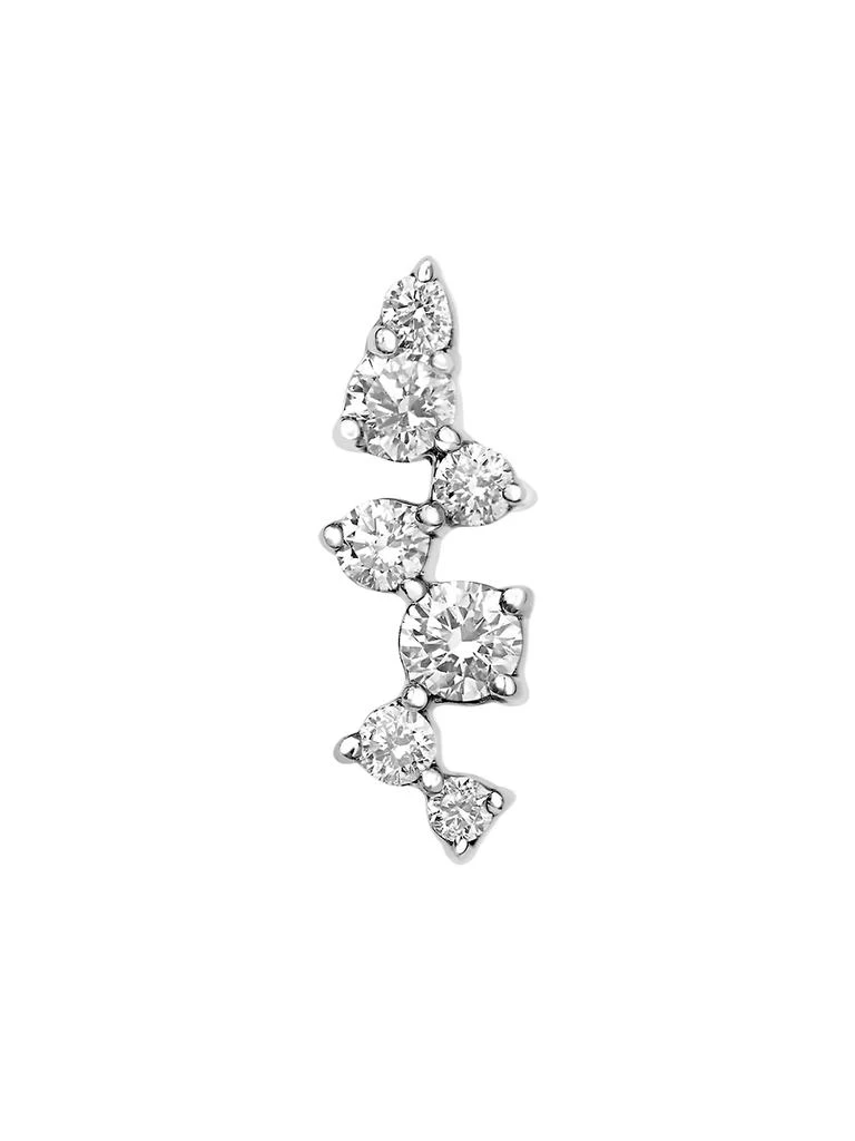 DJULA Fairytale 18K White Gold & Diamond Drop Earring 1