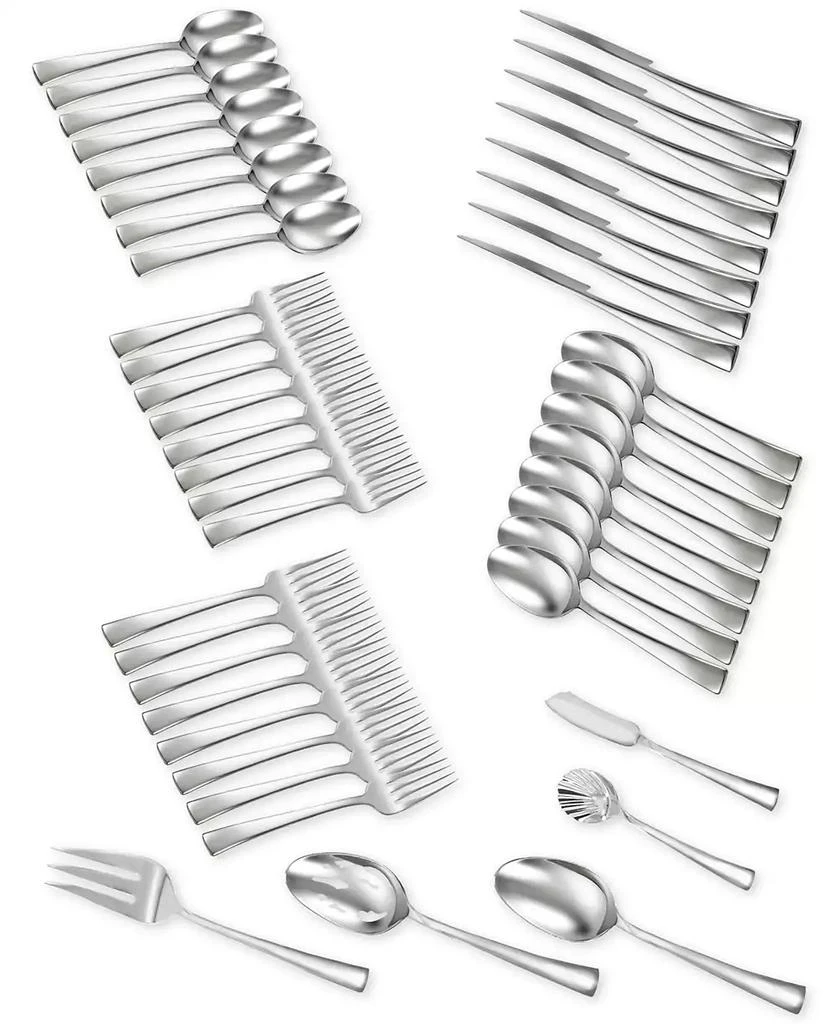 ZWILLING Zwilling TWIN® Brand Bellasera 18/10 Stainless Steel 45-Pc. Flatware Set, Service for 8 1