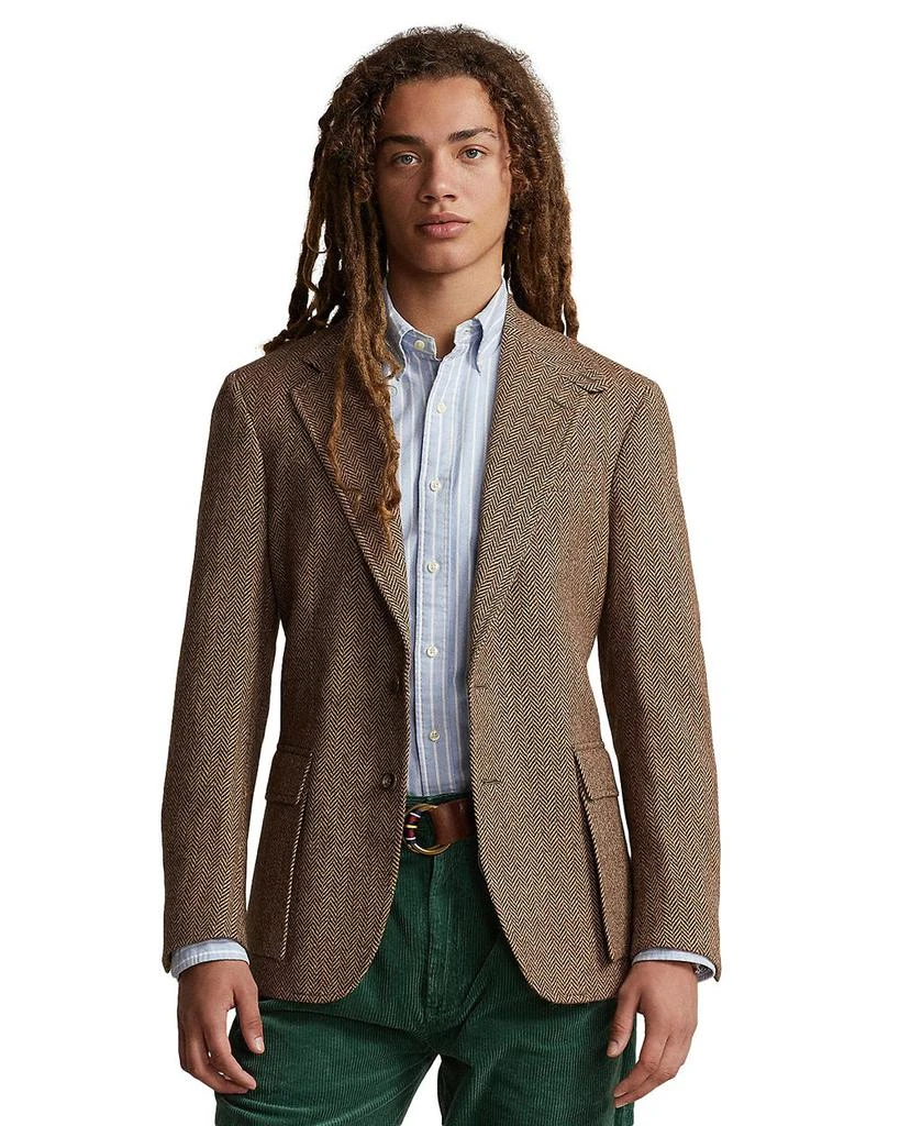 Ralph Lauren Unisex RL67 Herringbone Blazer 1