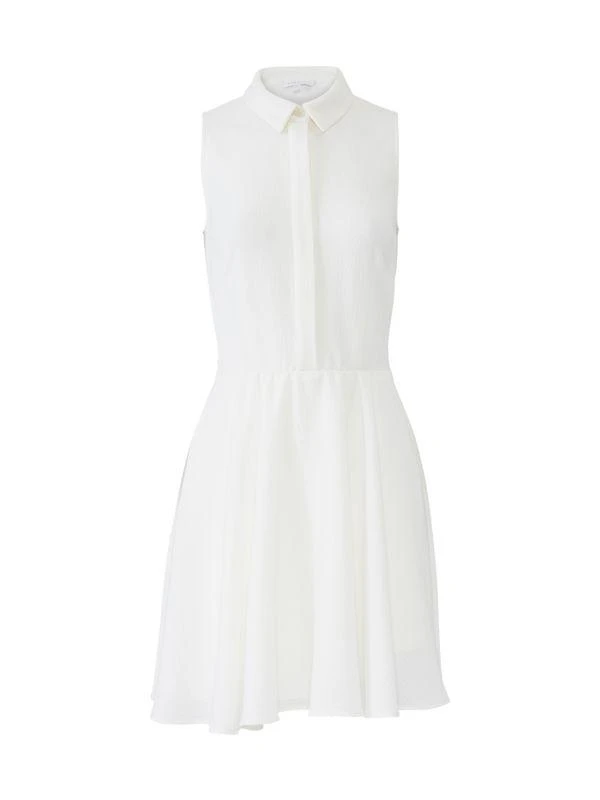 Black Halo Malena Pebble Crepe A Line Dress 4