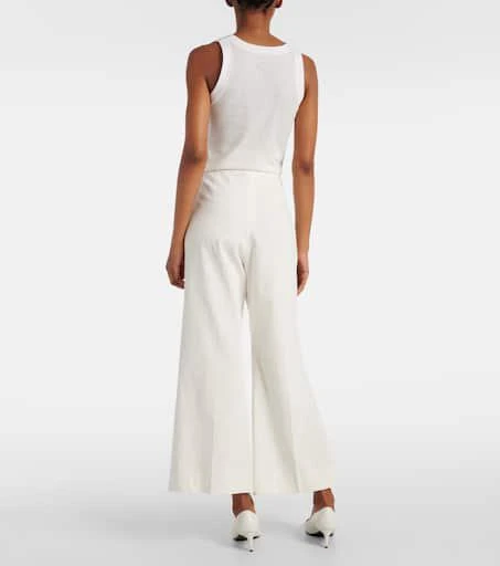 Khaite Walter cotton canvas flared pants 3