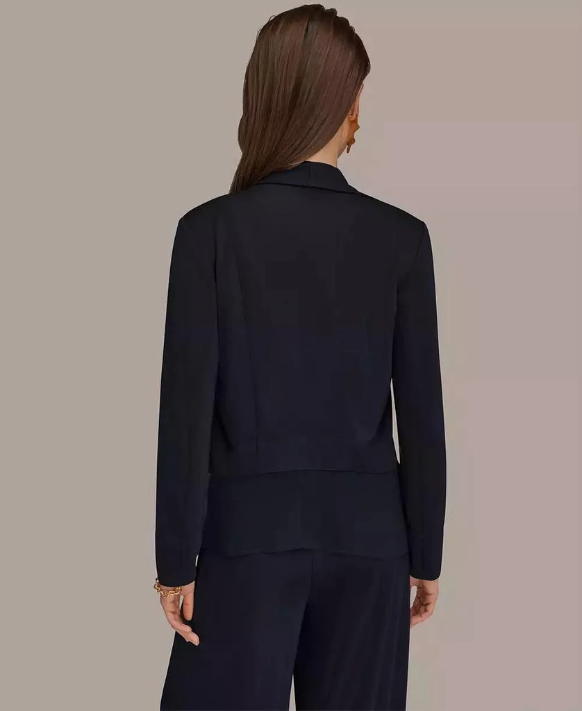 Donna Karan Women
s Ruffle Front Jacket 2