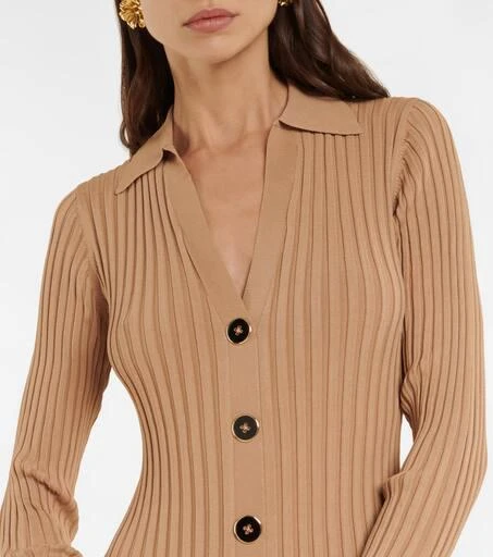 REBECCA VALLANCE Leigh ribbed-knit midi dress 4