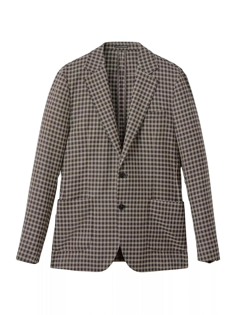 REISS Nano Wool Grid Blazer 1