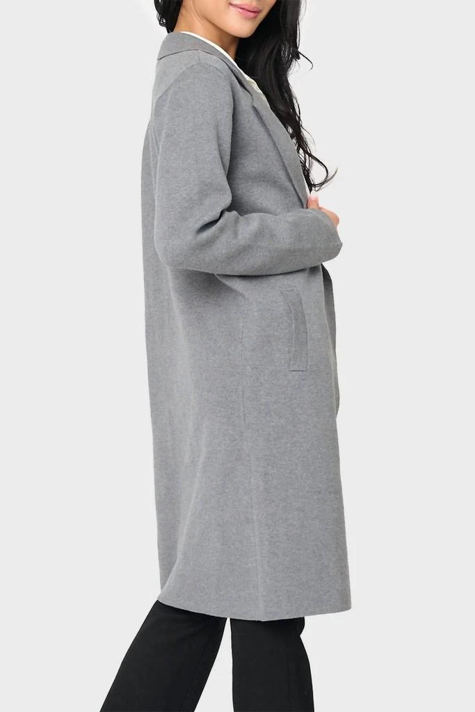 By Design By Design - Notch Collar Double Knit Long Cardigan 2