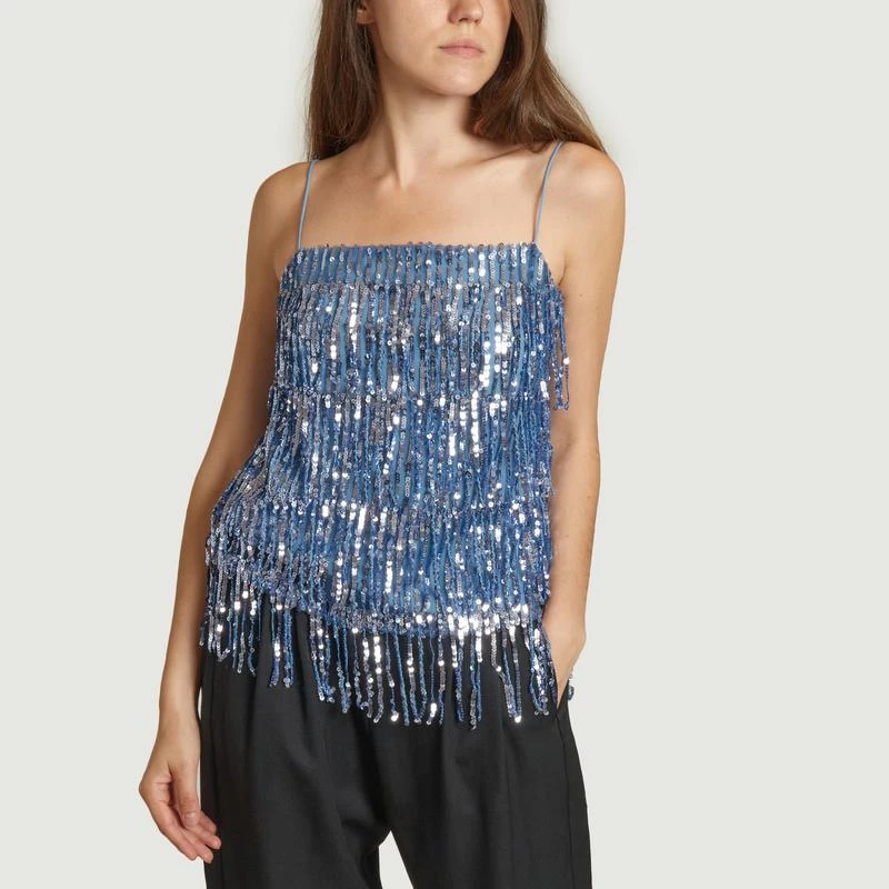 Samsoe - Samsoe Top Astella 14771 Midi blue SAMSOE - SAMSOE 1