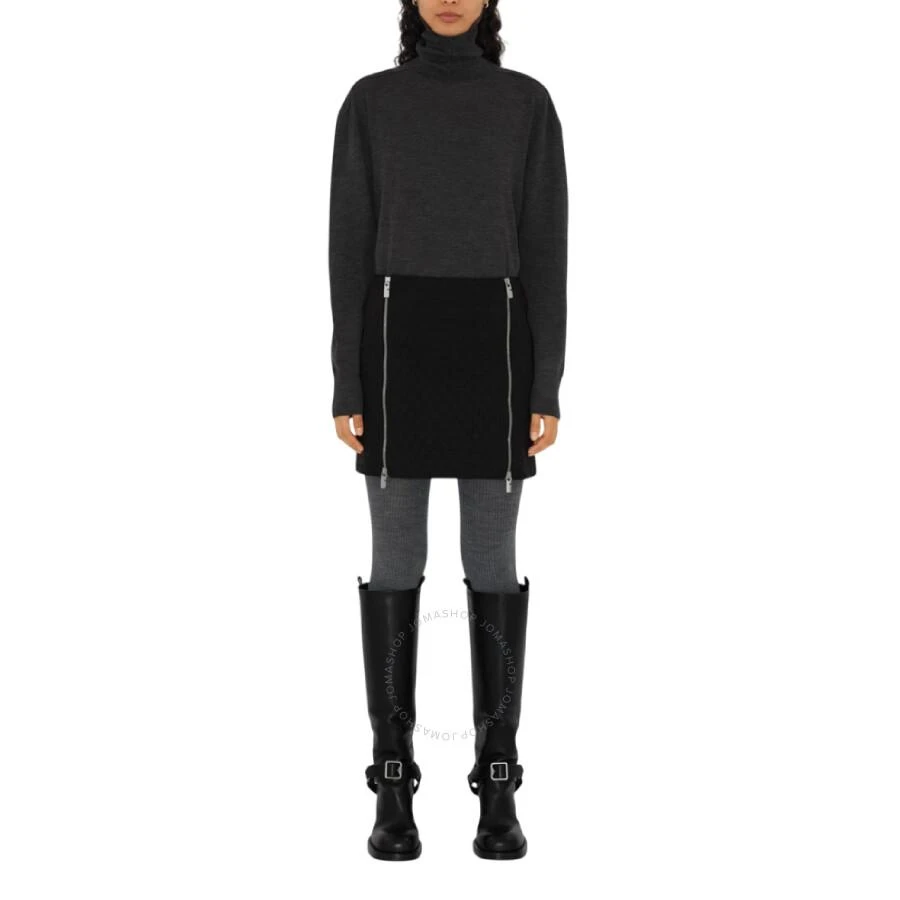 Burberry B-Cut Quilted Mini Skirt 3