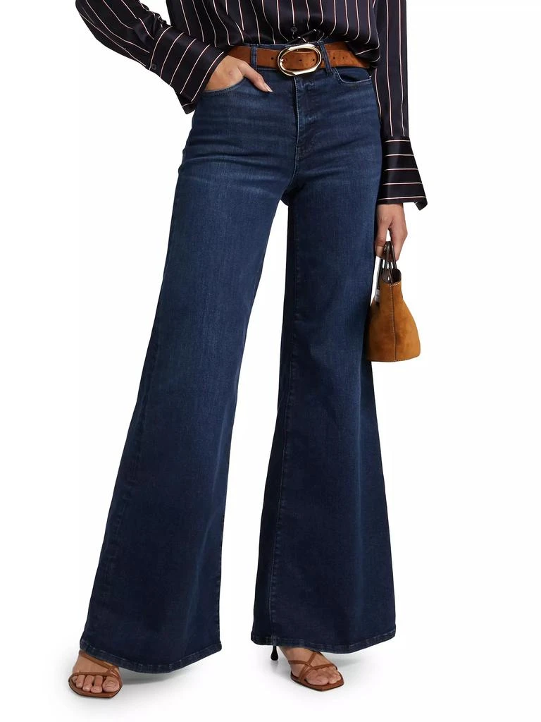 FRAME Le Palazzo High-Rise Wide-Leg Jeans 3