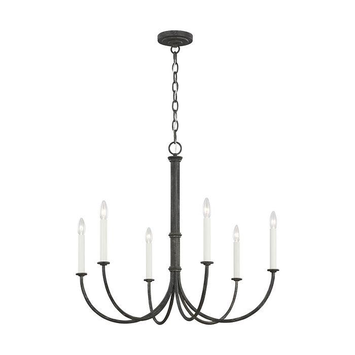 C&M by Chapman & Myers Champlain Small 6 Light Chandelier