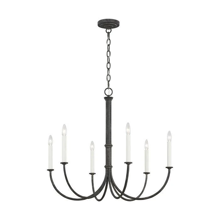 C&M by Chapman and Myers Chapman & Myers Champlain Small 6 Light Chandelier 2