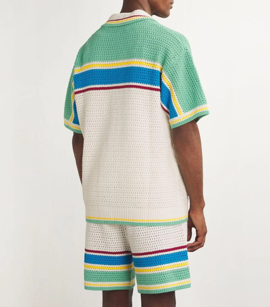 Casablanca Crochet Tennis Shirt 4