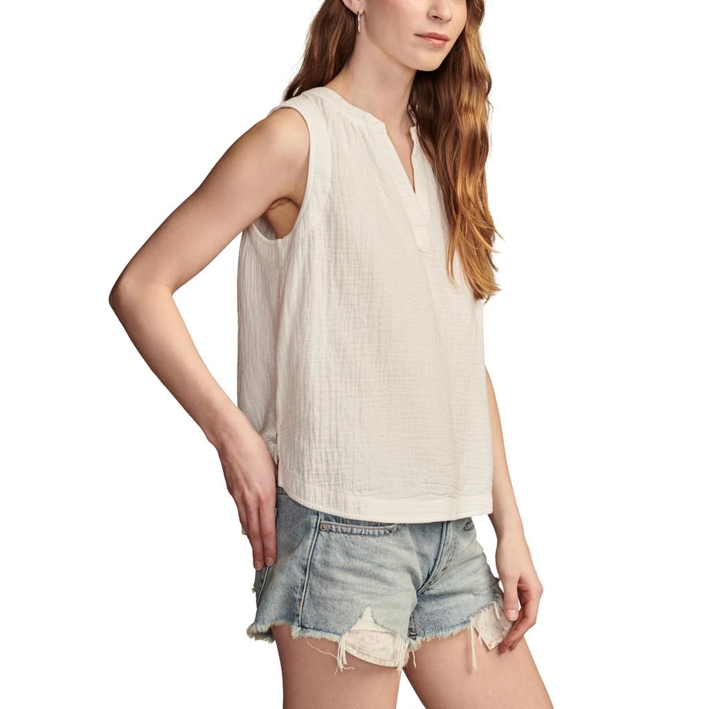 Lucky Brand Sleeveless Popover Shirt 3