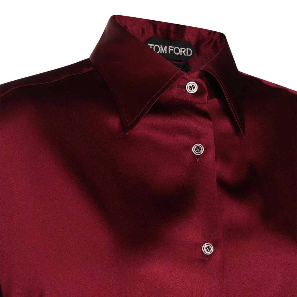 Tom Ford Tom Ford Satin Relaxed Fit Shirt 4
