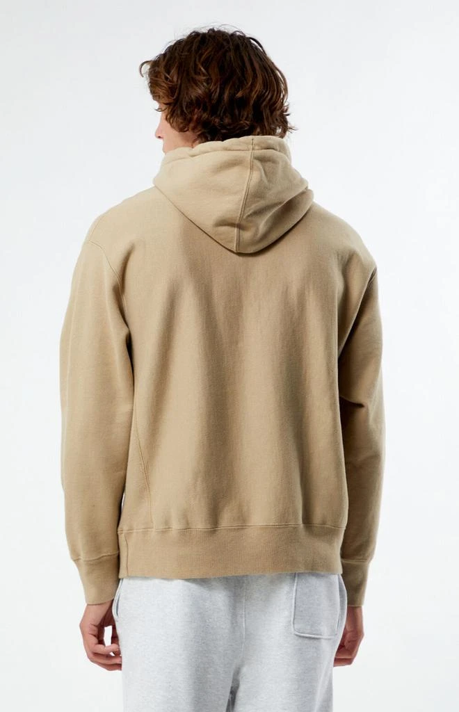 CHAMPION Tan Reverse Weave Hoodie 3