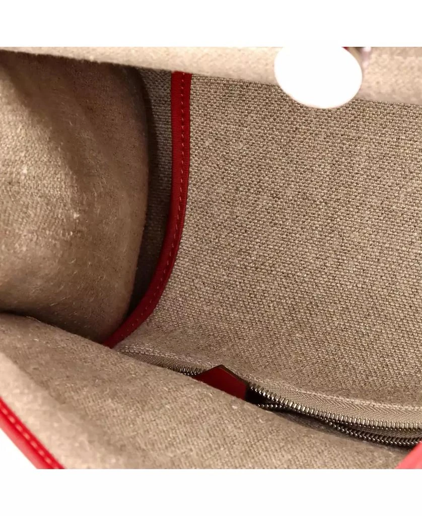 Pre-Owned HERMÉS Pre-Owned HERMÃ‰S 31 Herbag Zip H Vibration Toile and Leather 5