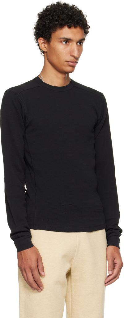 トップス entire studios thermal long tee M Black Thermal Long Sleeve T-shirt – On Sale Now with Up to 50% Off