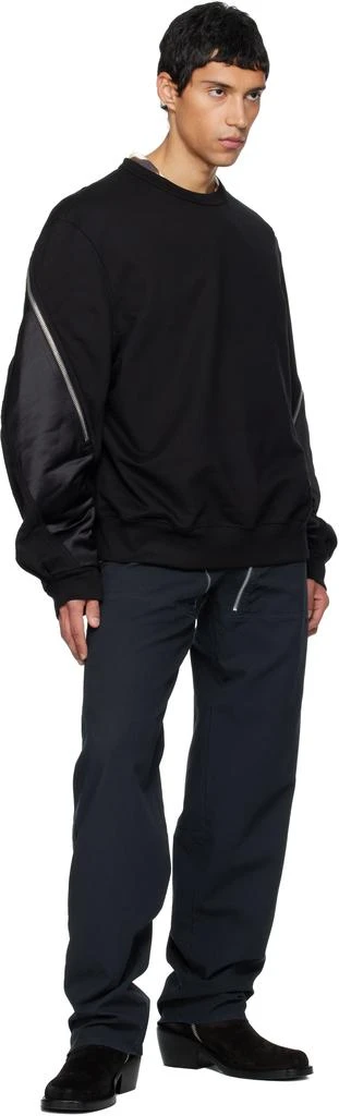 Dries Van Noten Black Contrast Sweatshirt 4