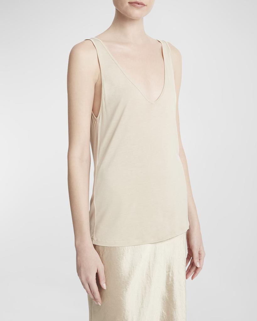 Vince Relaxed V-Neck Tank Top