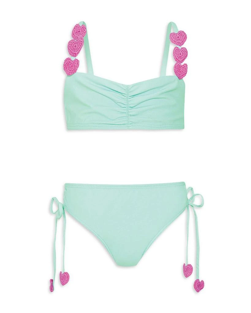 PQ Swim Girls
 Hearts Two Piece Swimsuit - Little Kid, Big Kid 1