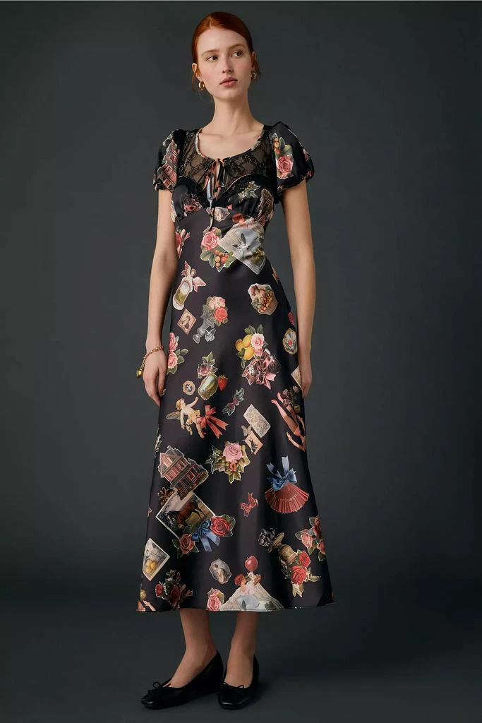Kimchi Blue Romantic Sheer Lace Trim Satin Slip Maxi Dress  On Sale Now  with Up to 37% Off | Discover Exclusive Deals & Savings at BeyondStyle   Authentic Kimchi Blue womens|Dresses|Women's