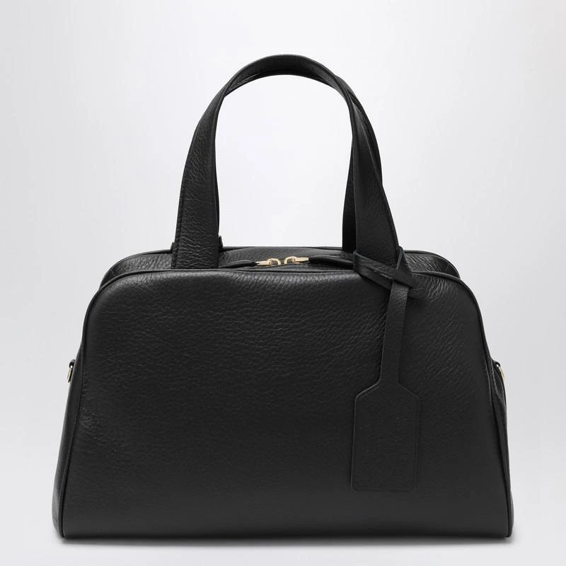 Prada Large black leather satchel bag 4