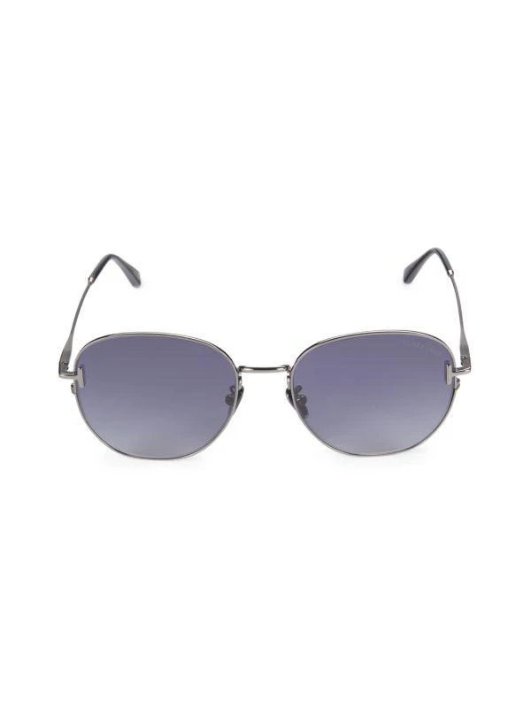 Tom Ford 56MM Oval Sunglasses 1