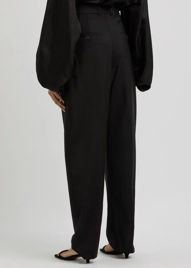 Rohe Barrel-leg wool-blend trousers 3