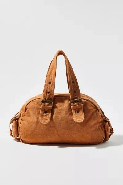BDG BDG Embroidered Denim Duffle Shoulder Bag 4