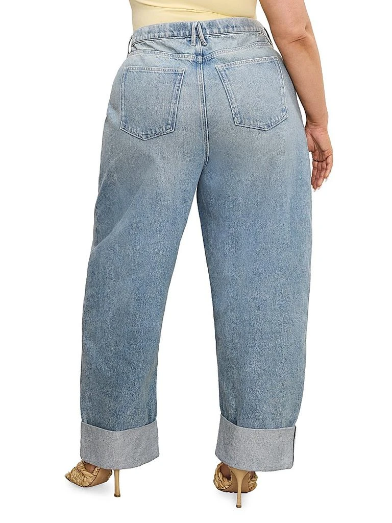 Good American Good Barrel Relaxed Jeans 10
