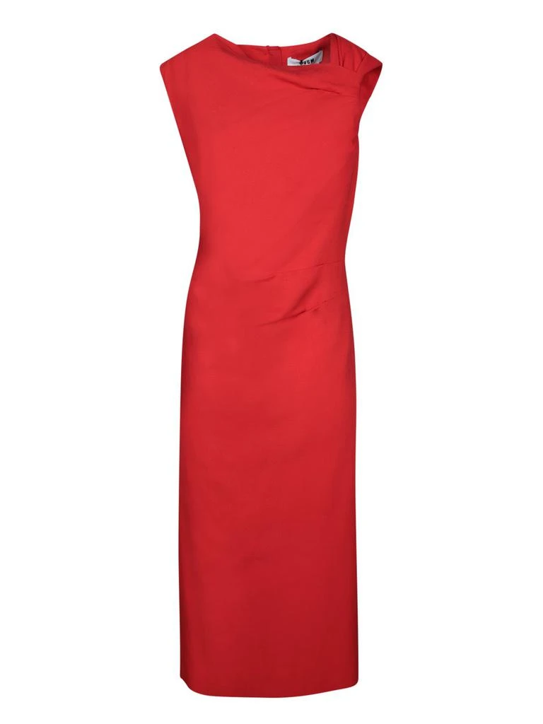 open lace back dress Calvin Klein Women's One Shoulder Sheath with Ruffle Arm Detail CD8B18PN,  Tango, 2 : Amazon.sg: Fashion main image 1