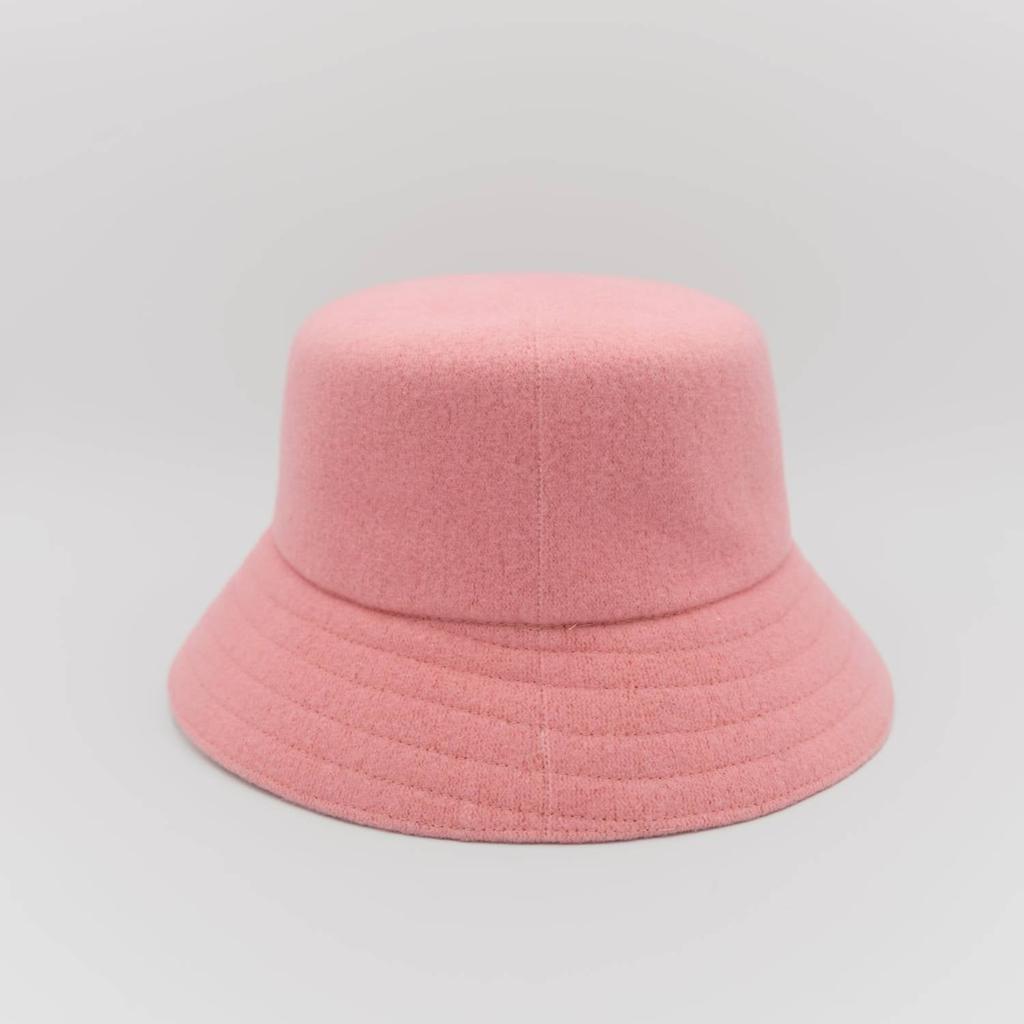 Kangol Wool Lahinch Bucket Hat In Pepto