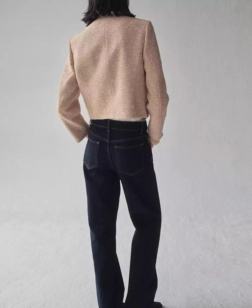 Mango Women's Double-Breasted Tweed Jacket 3